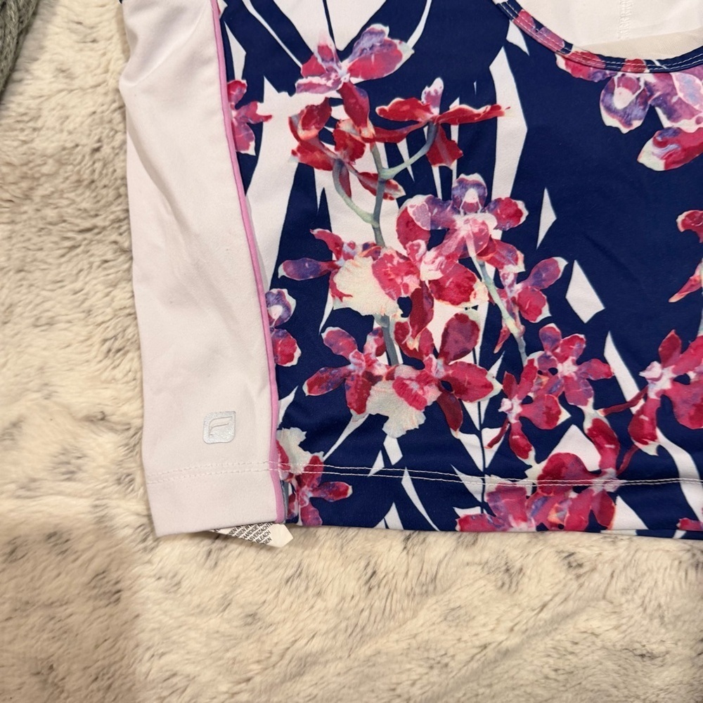 Fabletica Long Line Floral Sports Bra Womens L - Picture 5 of 6
